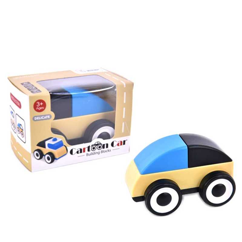 맥킨더 유아용 미니 카툰카 소형 자동차 장난감(블루)